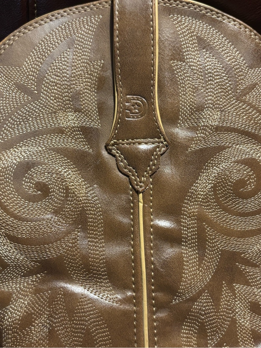 Durango Tan Embroidered Western Heeled Boots - Picture 2 of 8